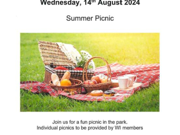 Malmesbury WI August Meeting - Summer Picnic